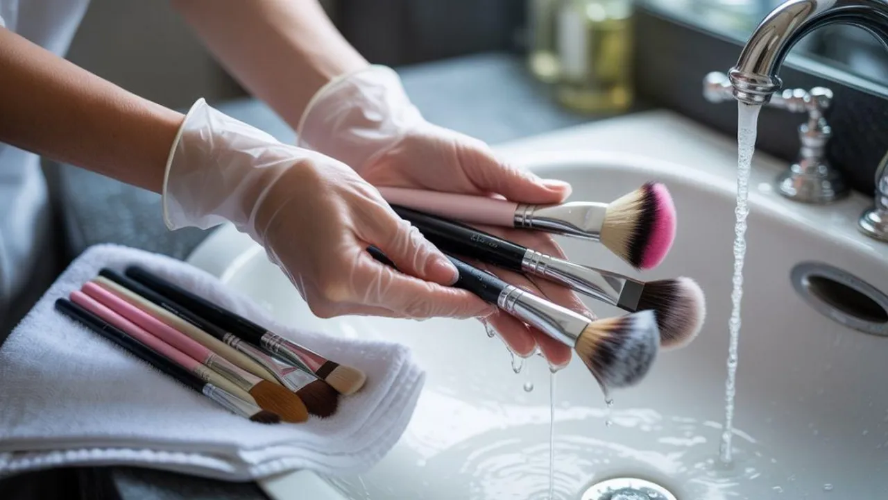 Cara Mencuci Kuas Make Up yang Benar untuk Hasil Maksimal