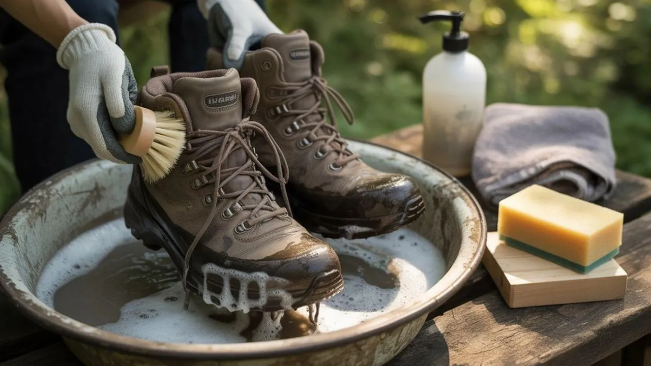 Cara Mencuci Sepatu Gunung yang Benar Agar Awet dan Bersih Maksimal