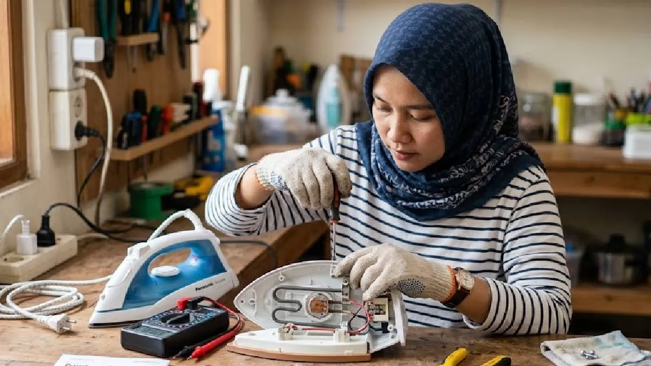 Cara Mengatasi Setrika Tidak Panas Mulai dari Cek Kabel hingga Bersihkan Kerak