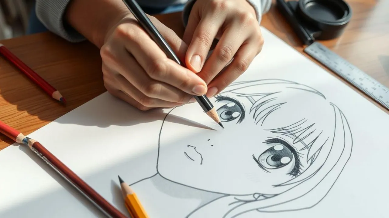 Cara Menggambar Anime untuk Pemula, Panduan Lengkap dari Sketsa Dasar hingga Pewarnaan