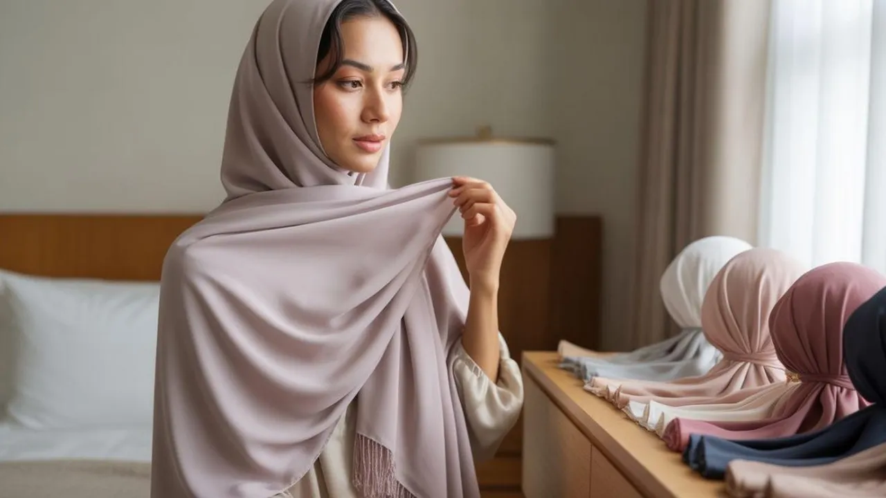 Cara Menggunakan Kerudung Segi Empat untuk Berbagai Gaya dari Simpel hingga Formal