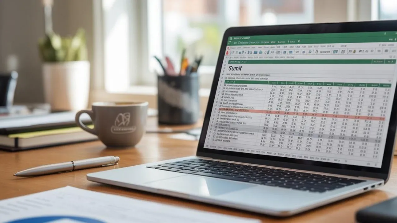 Cara Menggunakan Rumus SUMIF Excel untuk Penjumlahan Data Bersyarat