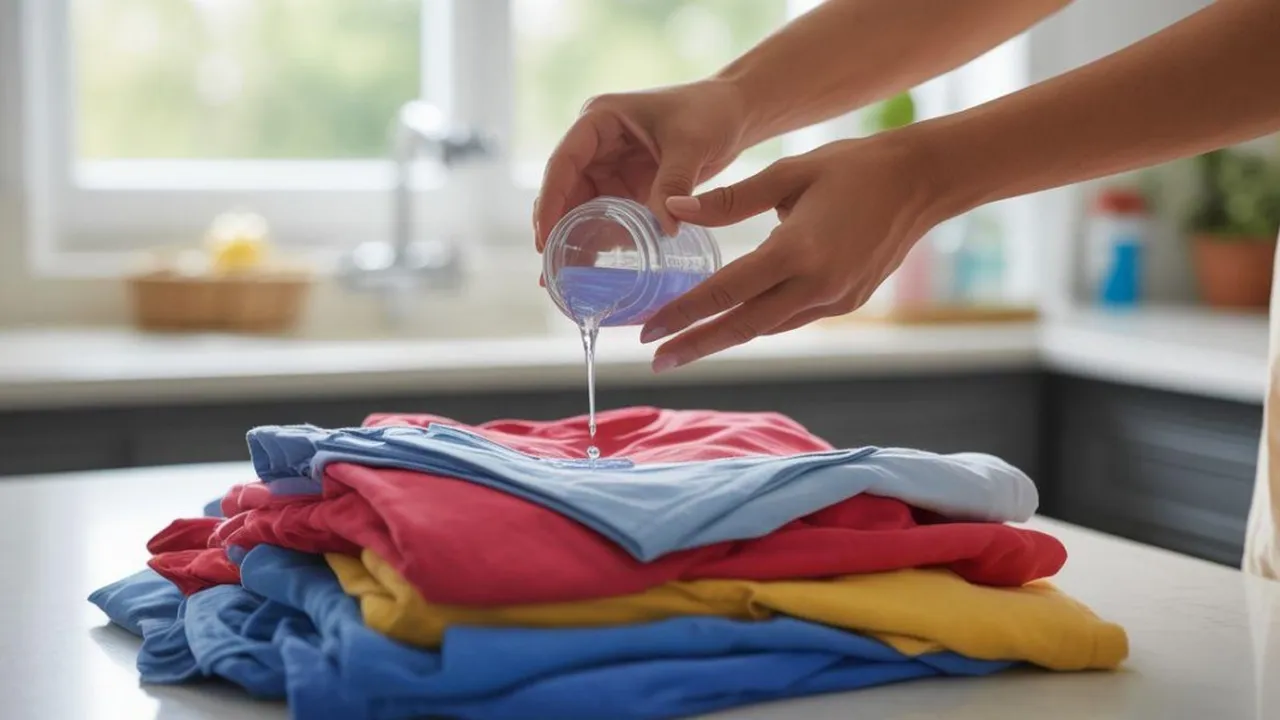Cara Menggunakan Vanish Cair untuk Baju Berwarna