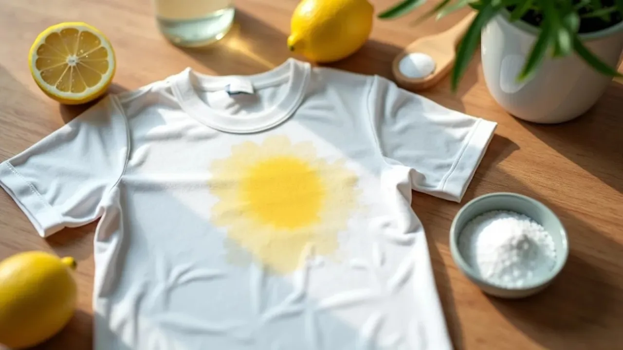 Cara Menghilangkan Noda Kuning di Baju Putih dengan Bahan Rumahan