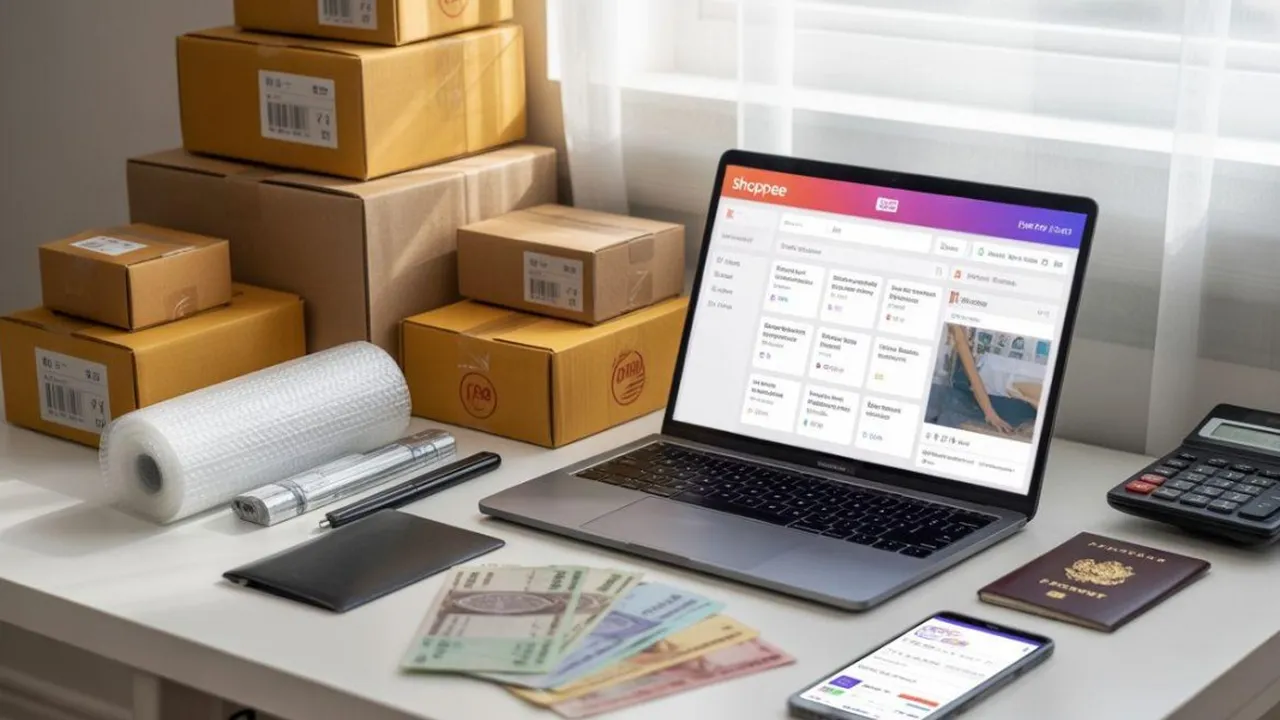 Cara Menjual Barang dari Luar Negeri di Shopee