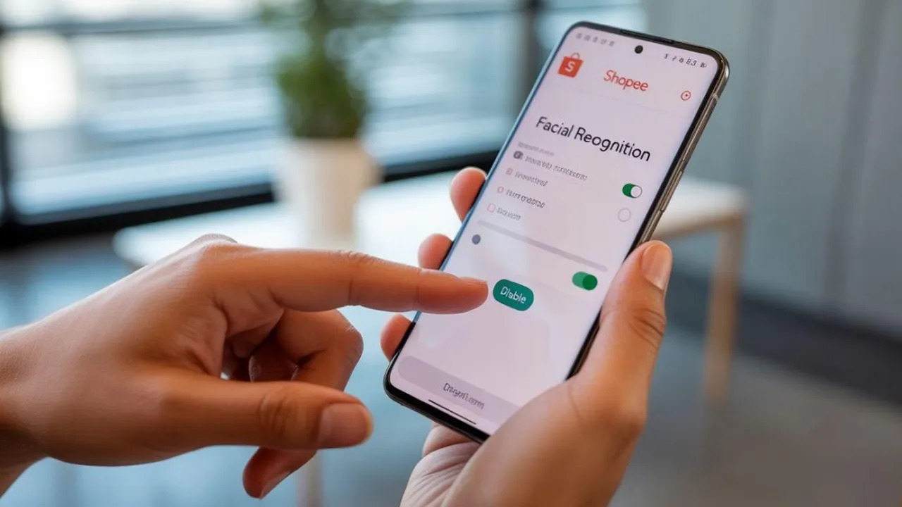 Cara Menonaktifkan Verifikasi Wajah di Shopee