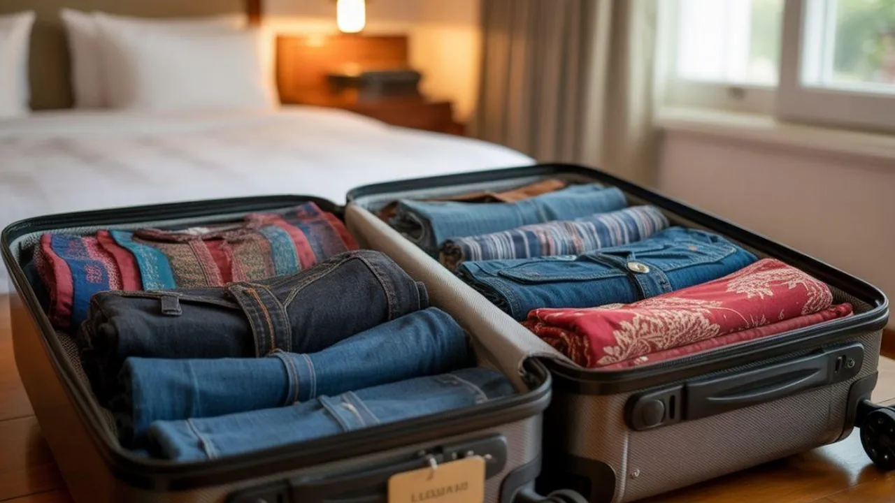 Cara Packing Baju Mudik Agar Muat Banyak di Koper atau Tas