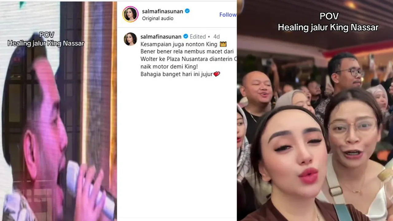 Cara Unik Salmafina Sunan Buat Healing, Nonton King Nassar Manggung