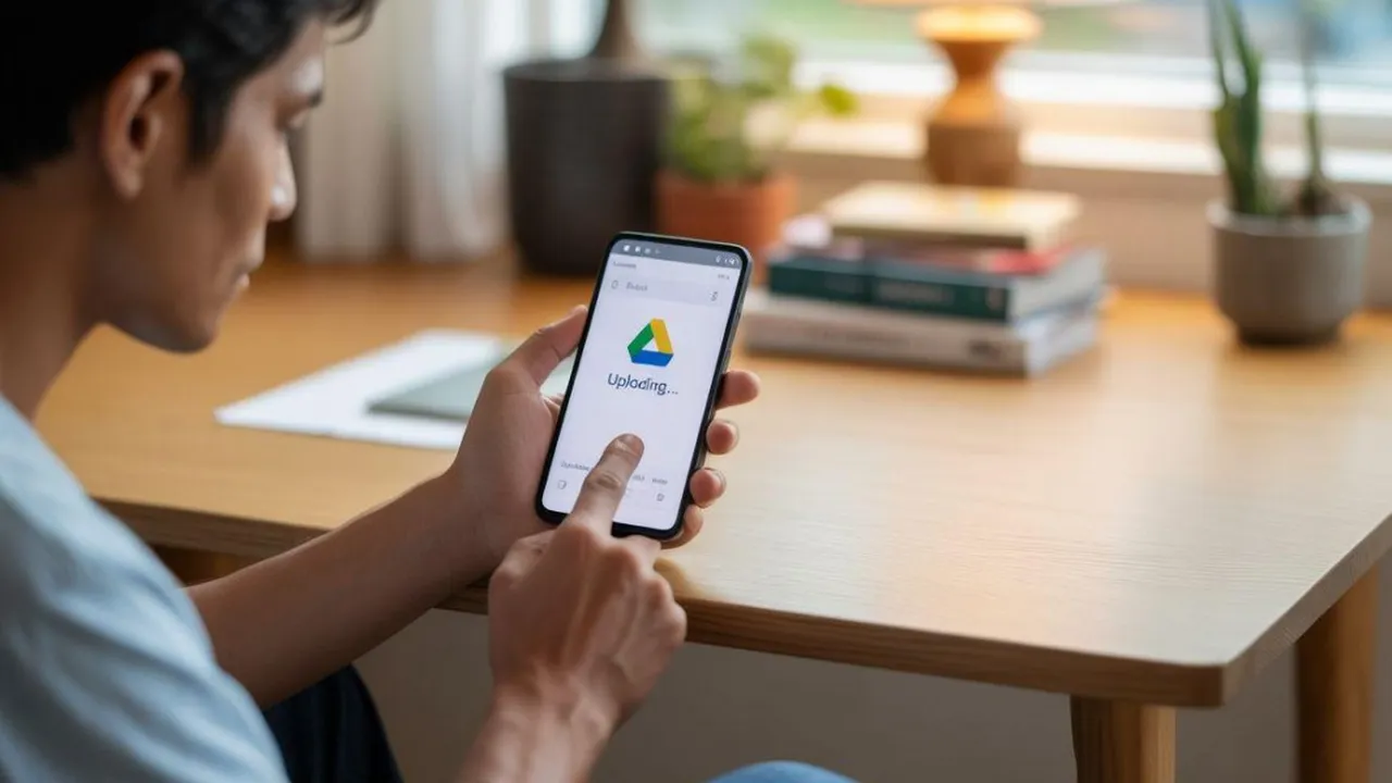 Cara Upload Drive Menggunakan Data Seluler