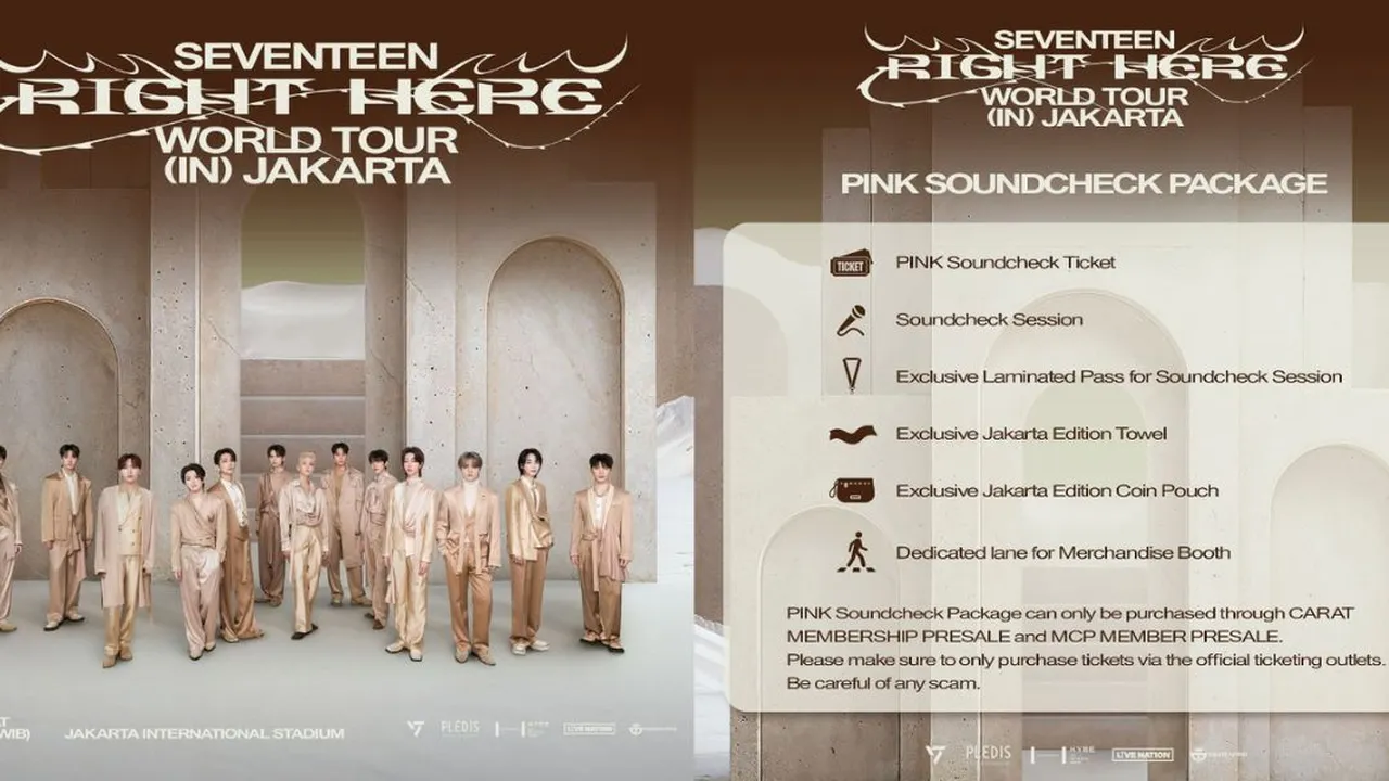 CARAT Merapat! Ini Dia Harga Tiket Konser SEVENTEEN di Jakarta, Termurah 1,6 Juta