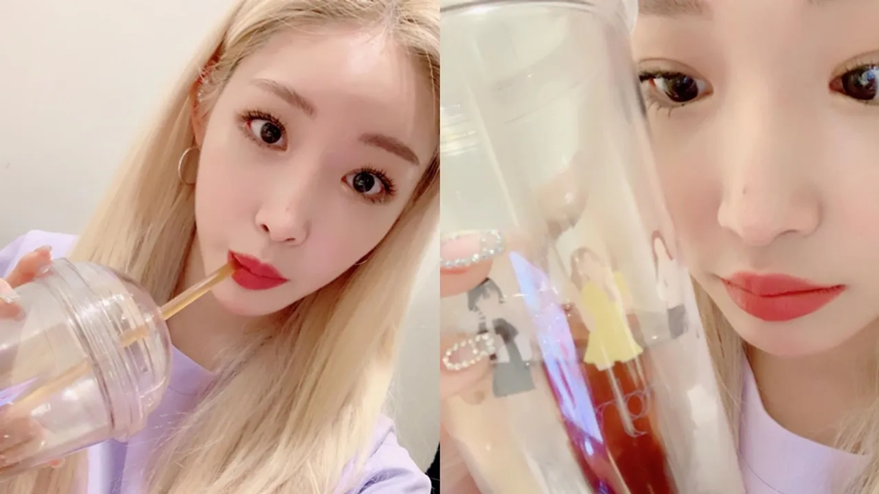 Chungha Pukau Netizen dengan Rambut Blondenya