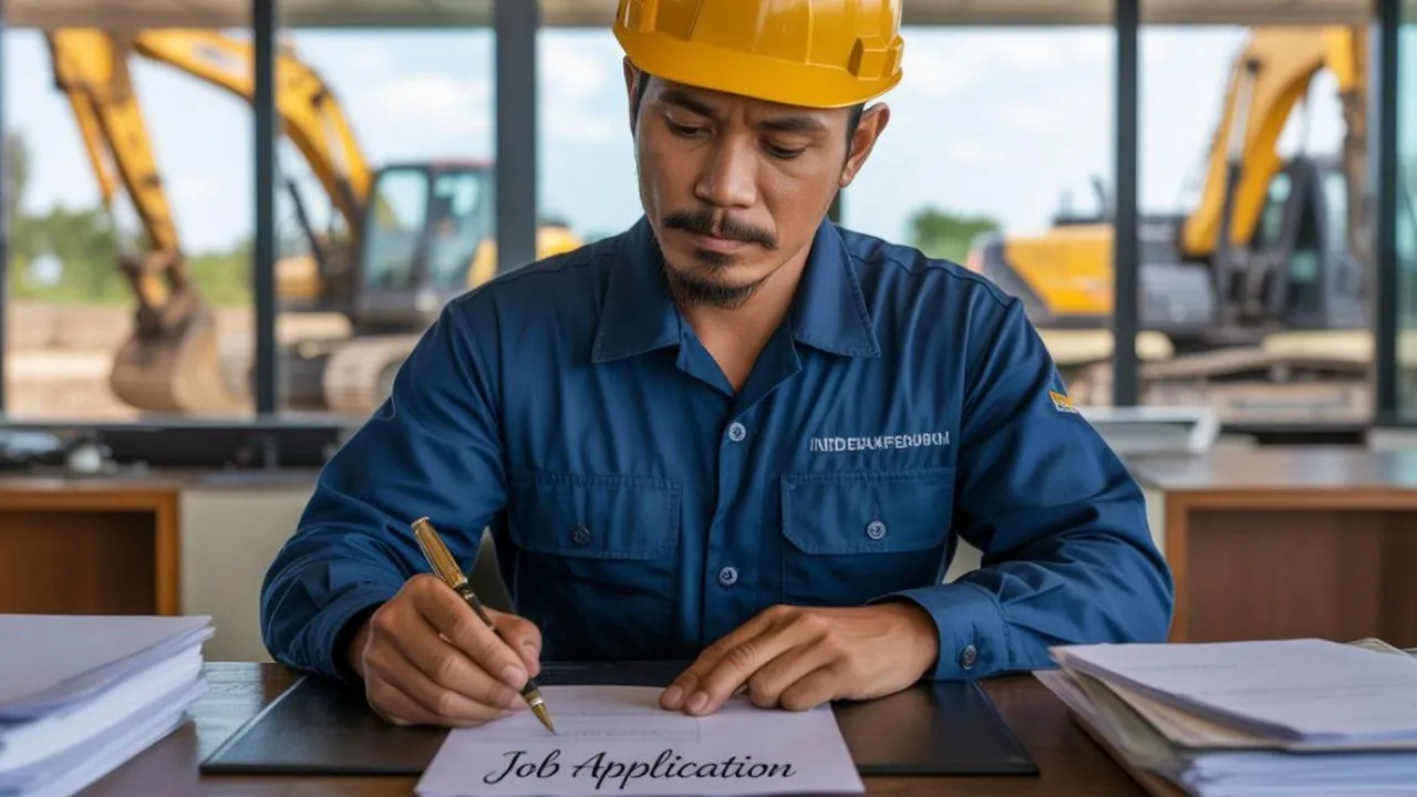 Contoh Surat Lamaran Kerja Operator Excavator yang Efektif dan Profesional