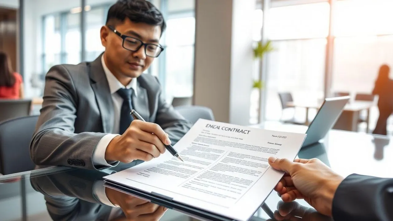 Contoh Surat Perjanjian Kontrak Kerja Karyawan Swasta PDF