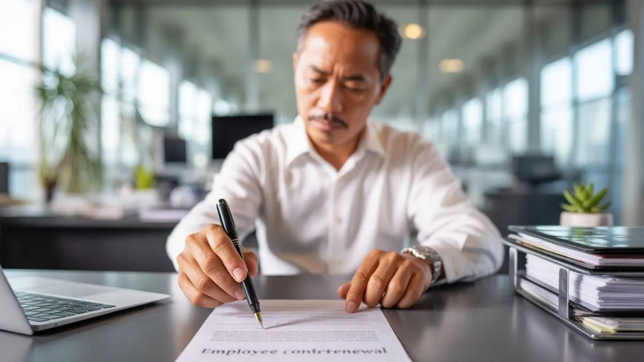 Contoh Surat Perpanjangan Kontrak Kerja Karyawan Pabrik