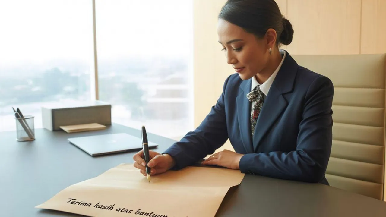 Contoh Surat Ucapan Terima Kasih Kepada Atasan: Panduan Lengkap dan Template Profesional