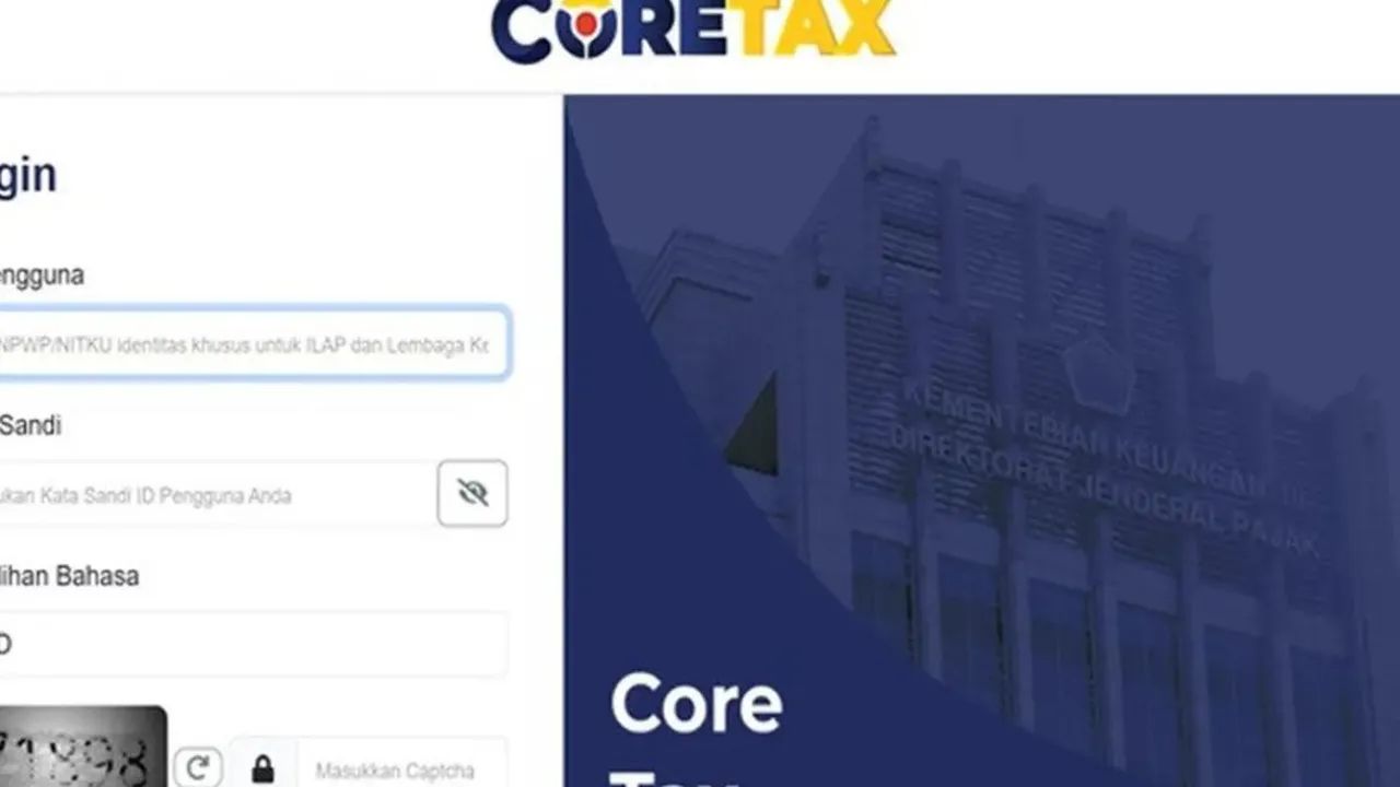 Coretax DJP Sulit Diakses? Simak Cara Login yang Tepat di Sini