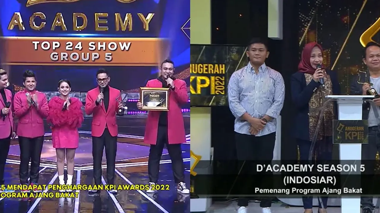 D’Academy 5 Raih 'Program Ajang Bakat Terbaik' di Anugerah KPI 2022