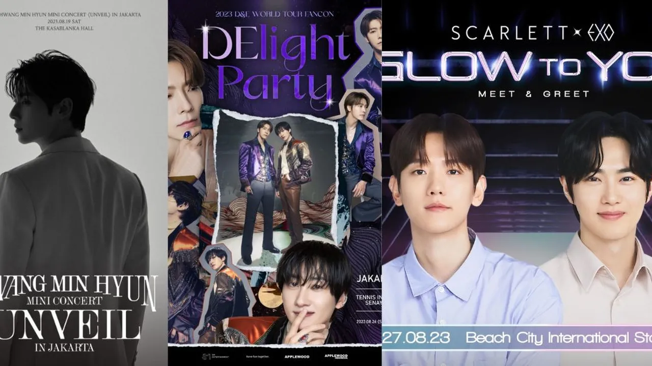 Daftar Konsep K-Pop dan Fan Meeting di Jakarta Bulan Agustus 2023, Ada EXO - Hwang Min Hyun