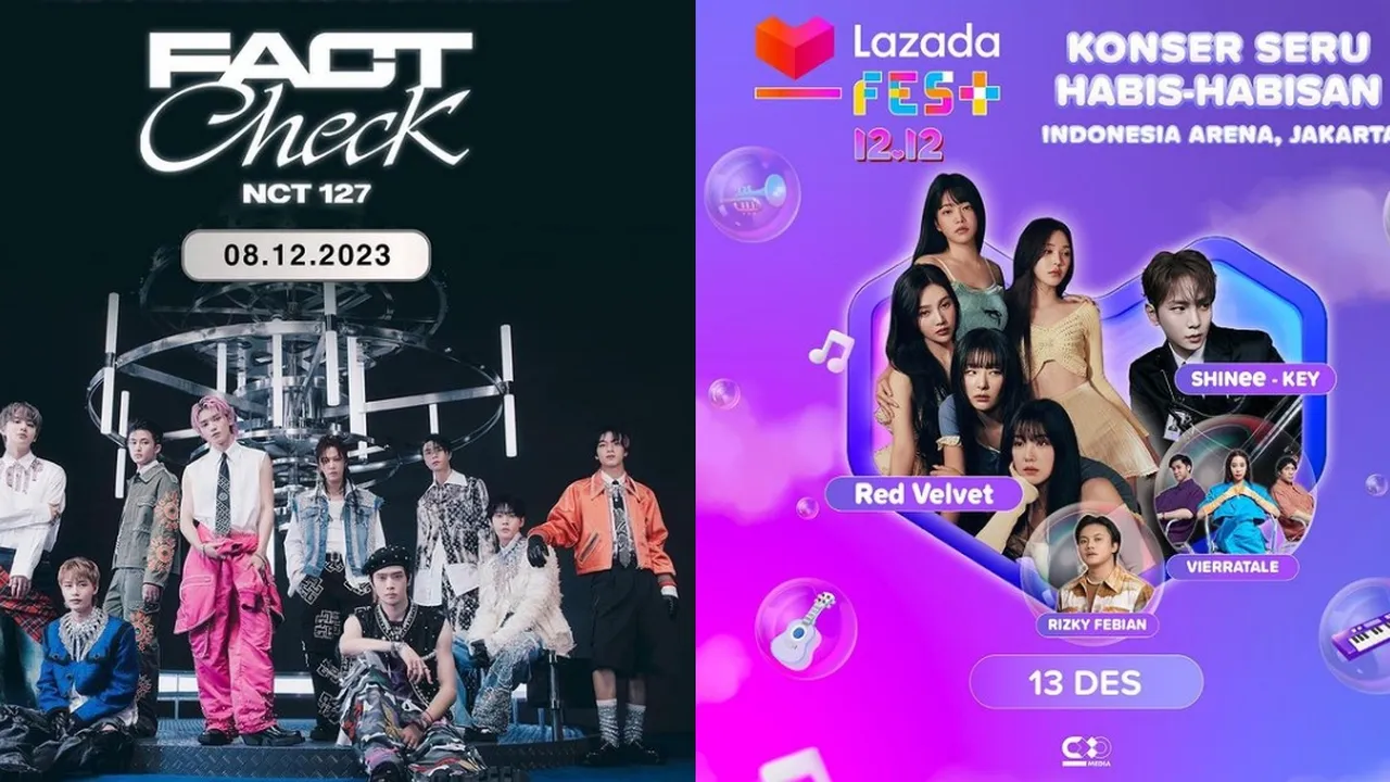Daftar Konser K-Pop dan Fan Meeting di Jakarta - Indonesia Bulan Desember 2023, Ada NCT 127 - Red Velvet dan Key SHINee