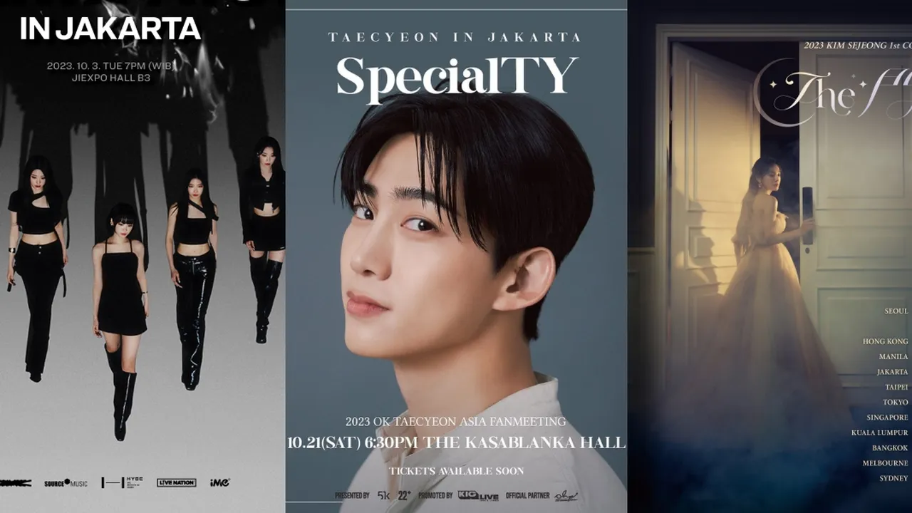 Daftar Konser K-Pop dan Fan Meeting di Jakarta - Indonesia Bulan Oktober 2023