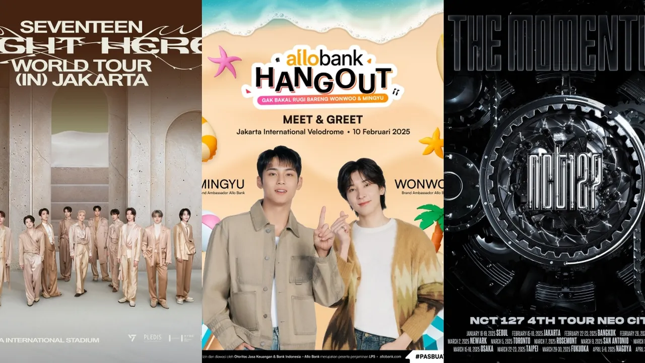 Daftar Konser K-Pop dan Fan Meeting Februari 2025 di Jakarta Indonesia, SEVENTEEN - NCT 127 Balik Lagi ke Tanah Air