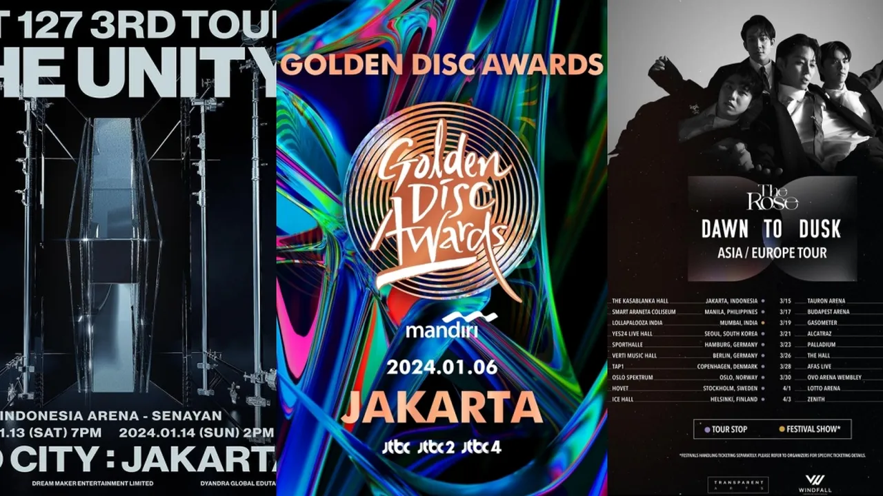 Daftar Konser K-Pop dan Fan Meeting Januari 2024 di Jakarta Indonesia, Ada NCT 127 - The Rose