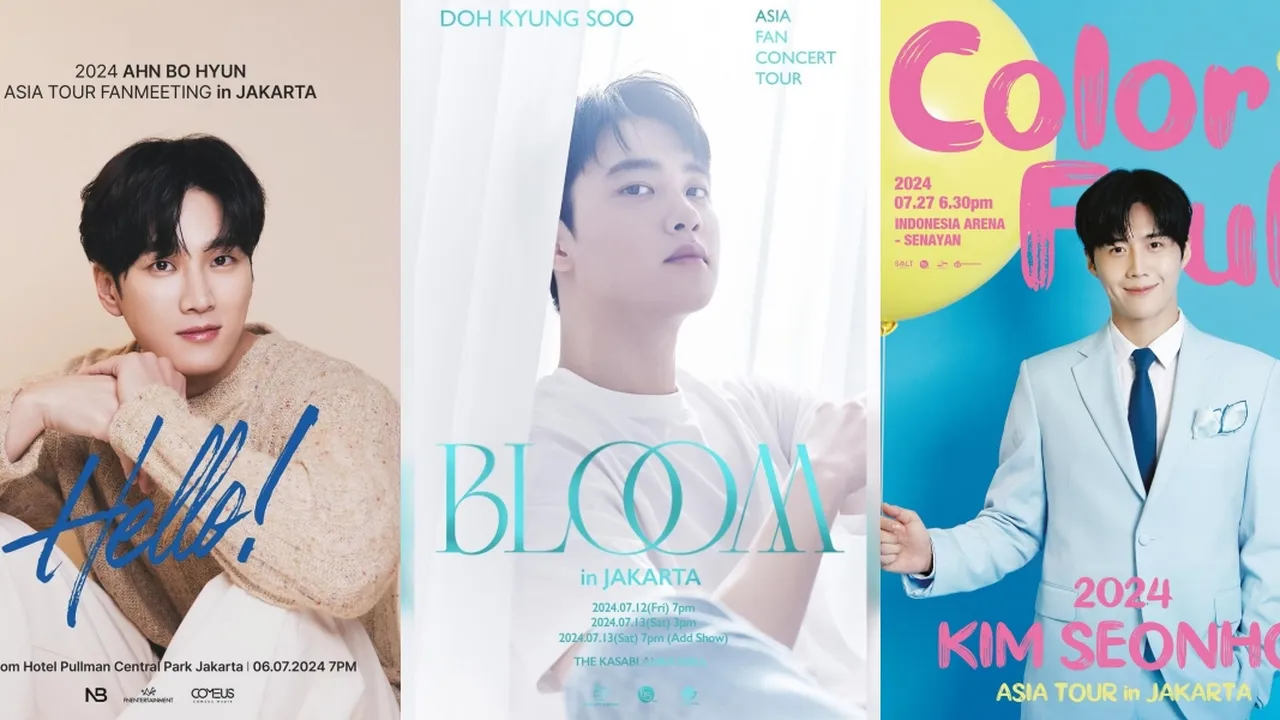Daftar Konser K-Pop dan Fan Meeting Juli 2024 di Jakarta Indonesia, Ada Ahn Bo Hyun - Kim Seon Ho