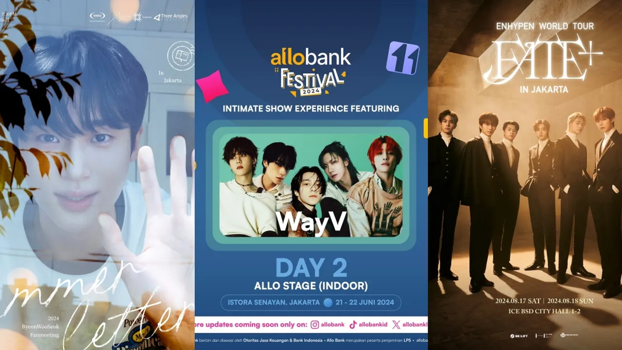 Daftar Konser K-Pop dan Fan Meeting Juni 2024 di Jakarta Indonesia, Ada Byeon Woo Seok - TREASURE