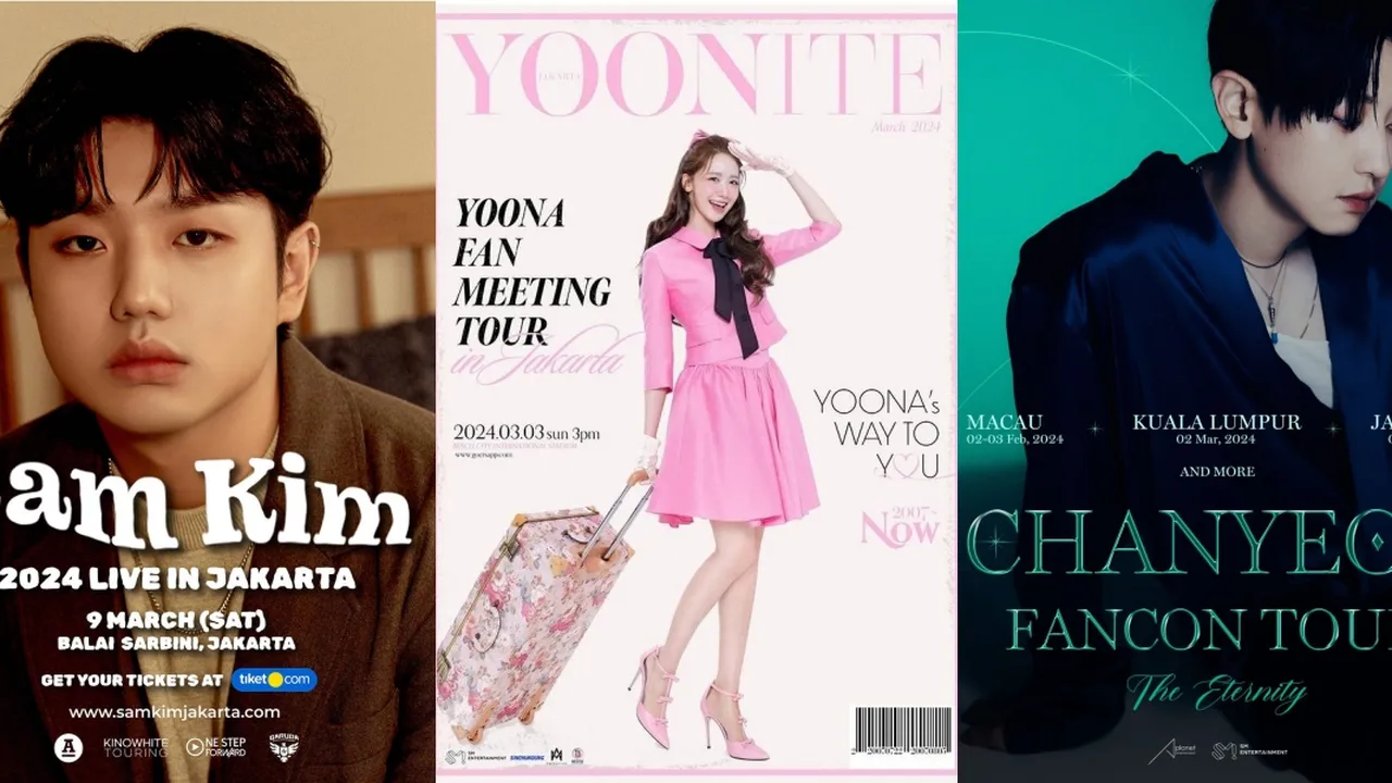 Daftar Konser K-Pop dan Fan Meeting Maret 2024 di Jakarta Indonesia, Ada Yoona Girls Generation - Chanyeol EXO