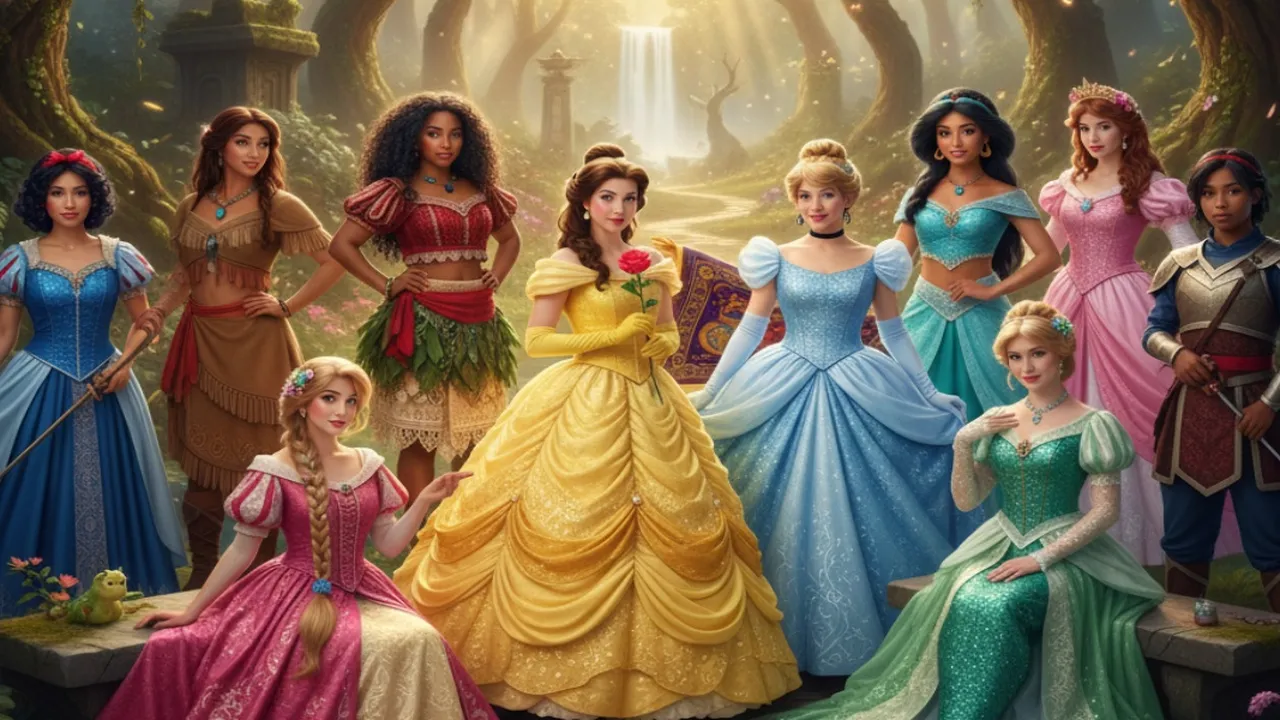 Daftar Lengkap Nama Putri Disney: Dari Snow White hingga Raya
