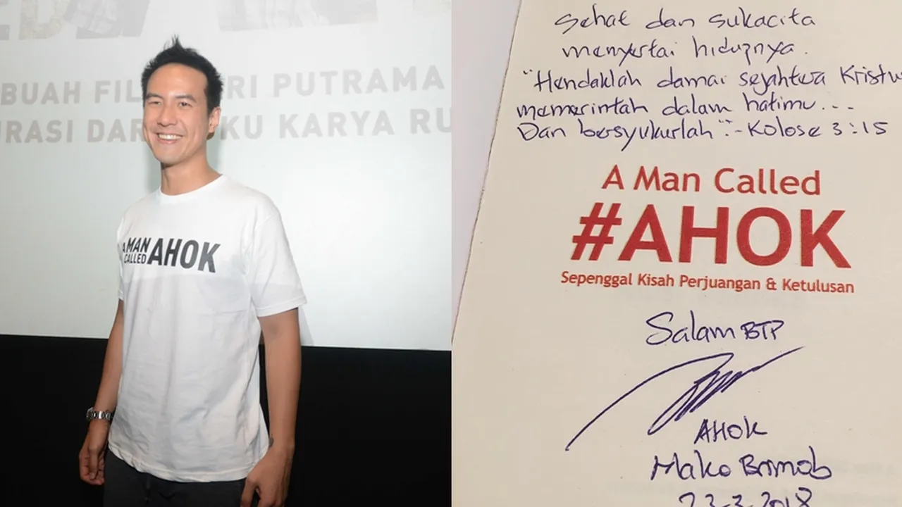Daniel Mananta Dapat Surat dari Ahok, Ternyata Begini Isinya