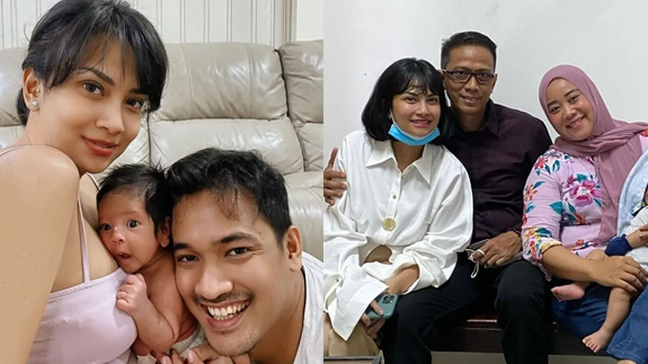 Dapat Ujian Hidup Bertubi-tubi, Ini 8 Potret Harmonis Keluarga Vanessa Angel yang Saling Menguatkan