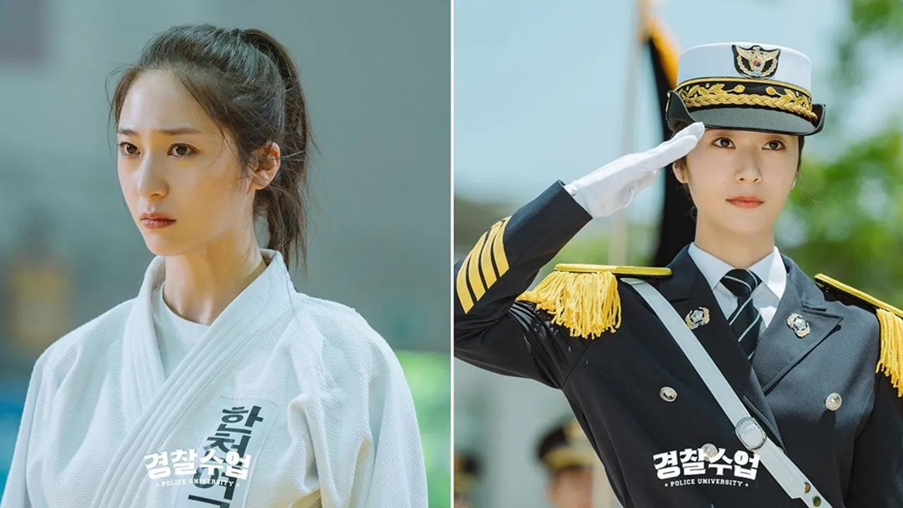 Dari Outfit Judo - Seragam Polisi, Ini Potret Krystal yang Pamer Visual Bening dalam 'POLICE UNIVERSITY'