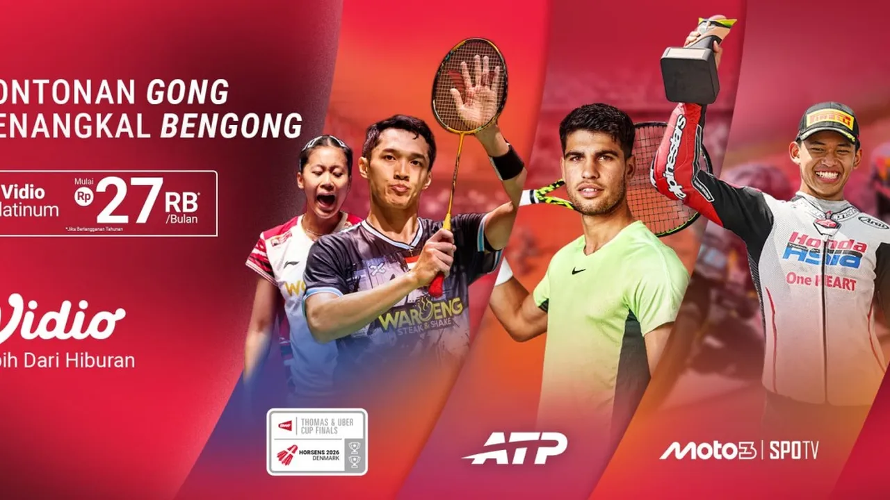 Dari Premier League hingga Uber Cup 2026, Sajian Panas Awal Mei Tayang Eksklusif di Vidio