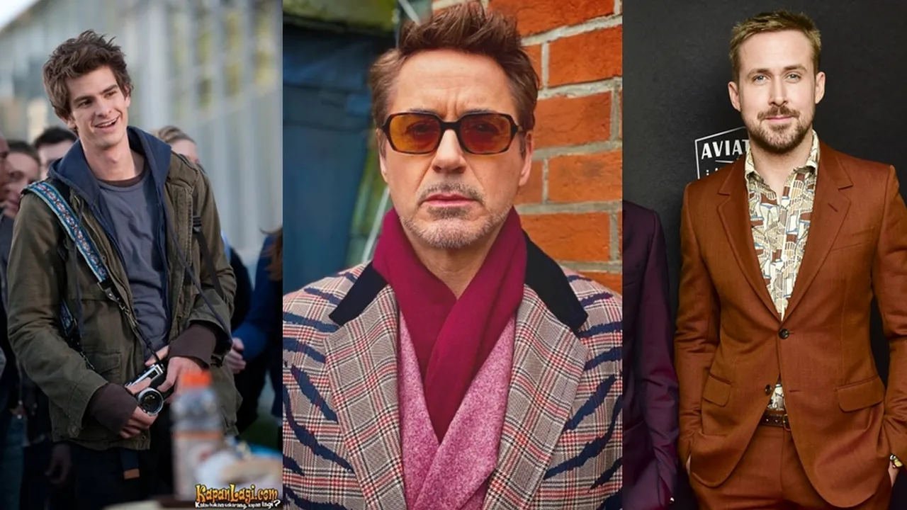 Dari Ryan Gosling Hingga Robert Downey Jr, 7 Aktor Ganteng Ini Punya Kembaran Pemain Sepak Bola Lho!