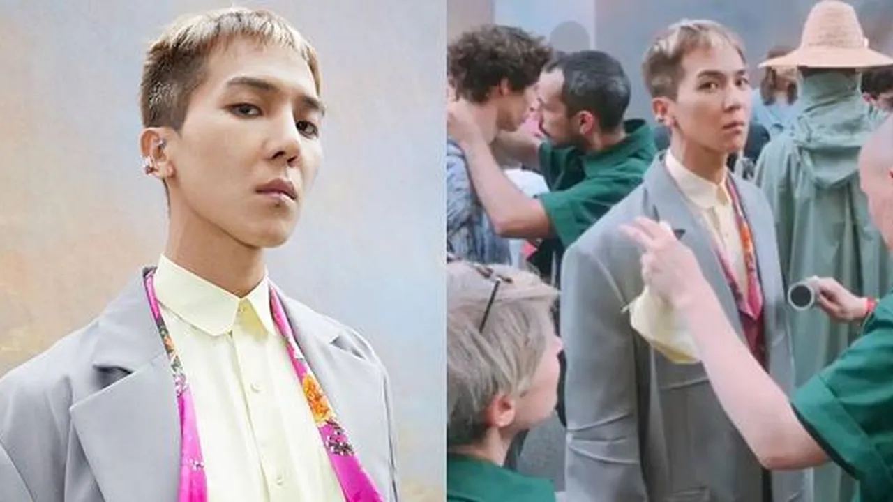 Debut Mino WINNER Jadi Model Runway Untuk LV di Paris Fashion Week