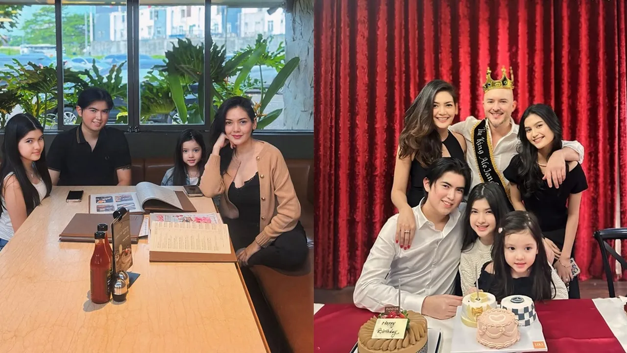 Dekat dengan Sean Anak Olla Ramlan, Ini 7 Potret Melina Tian Bareng Anak Sambungnya