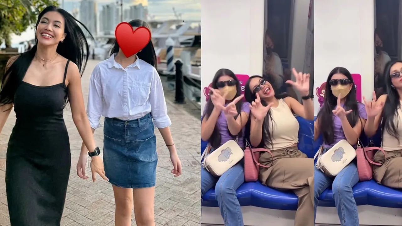 Denada Ajak Aisha Ikuti Tren Velocity, Penampilan Sang Anak yang Beranjak Remaja Curi Perhatian Netizen