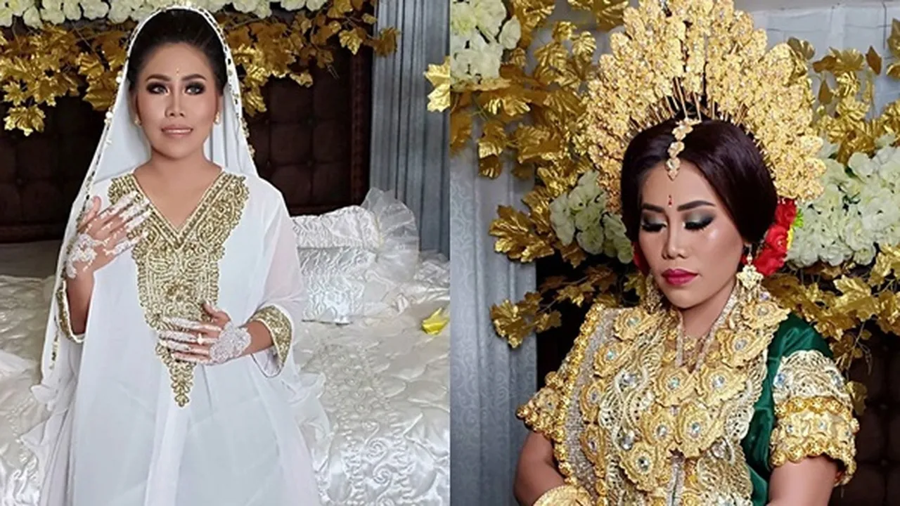 Detail Penampilan Cantik Evi Masamba di Pengajian Sampai Resepsi Pernikahan