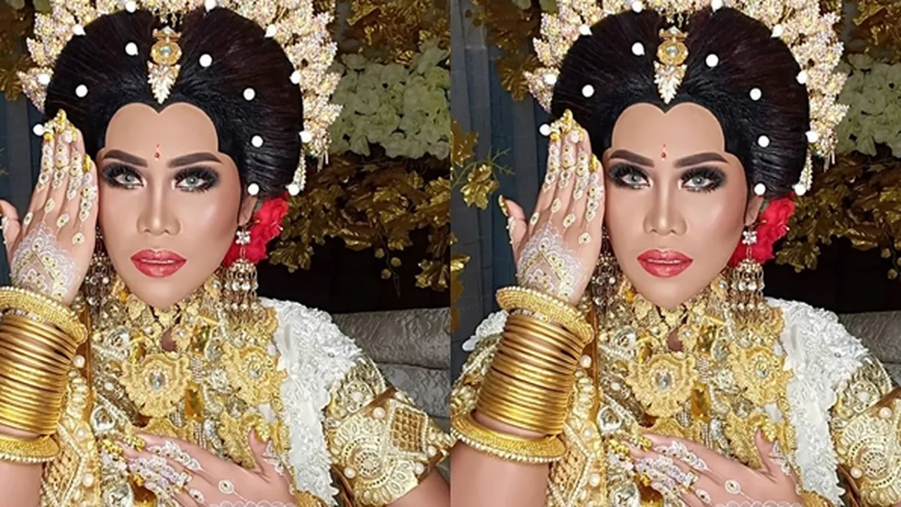 Detik-Detik Evi Masamba Pingsan di Pesta Resepsi Pernikahannya Dengan Arif Hajrianto