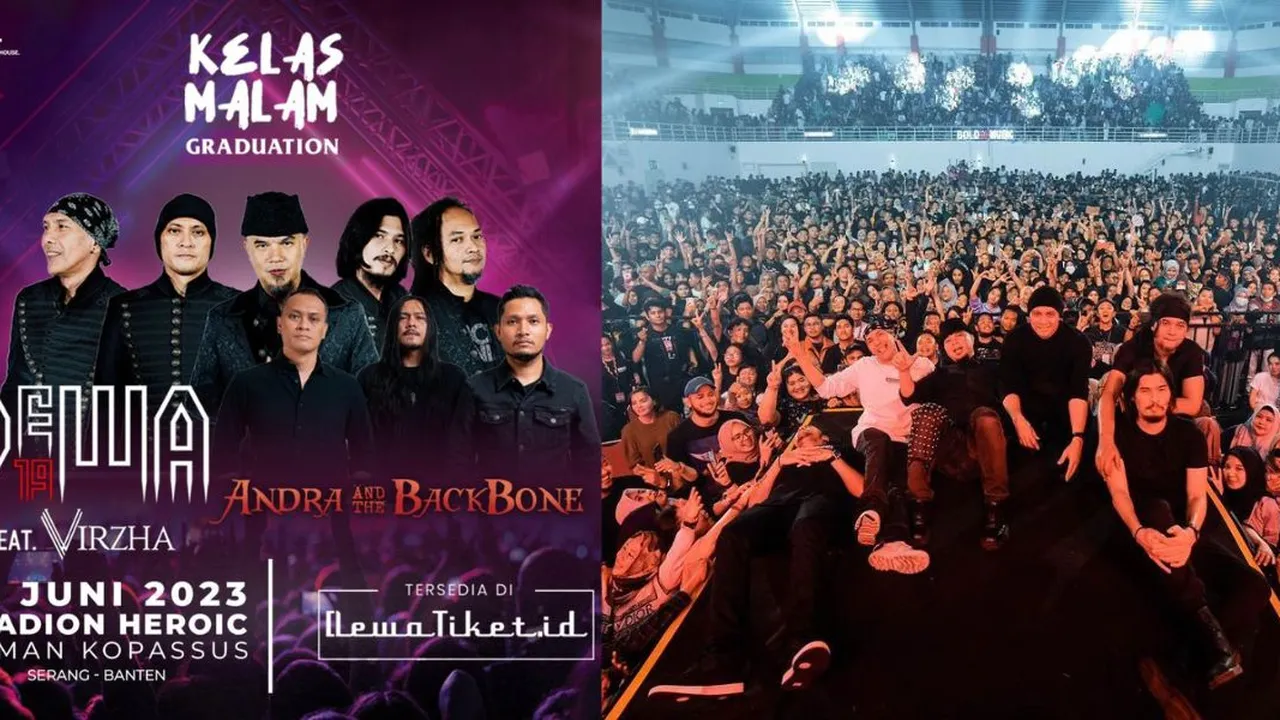 Dewa 19 Bakal Guncang Serang, Banten di Konser Kelas Malam Graduation