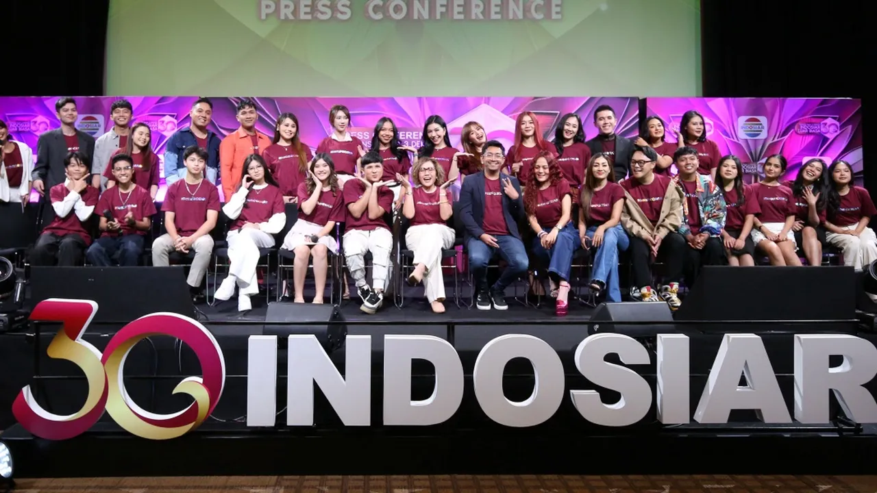 Dewi Perssik Pole Dance, Wika Salim Tampil Basah-basahan di HUT Indosiar ke-30