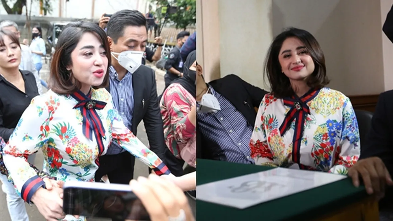 Dewi Perssik Sebut Angga Wijaya Menangis Saat Sidang Mediasi