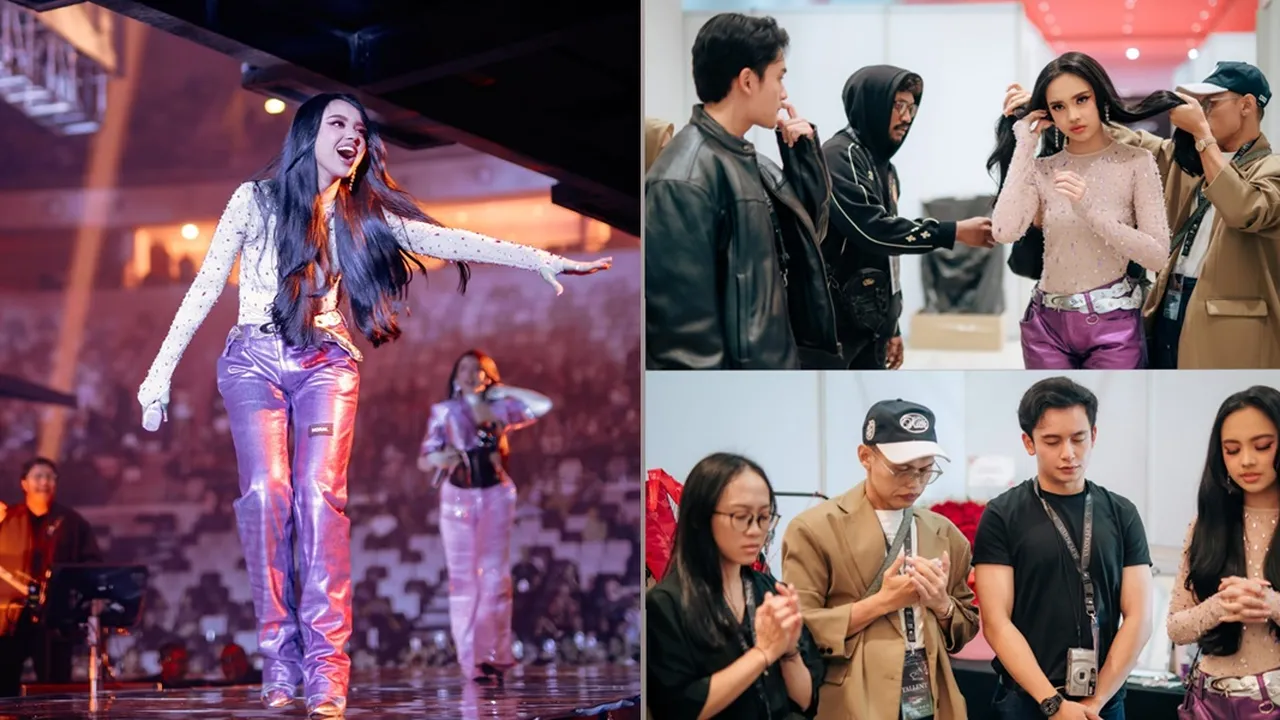 Di Belakang Layar Konser Super Diva Lyodra, Ternyata Ada Randy Martin yang Beri Support Besar - Temani Saat Makeup