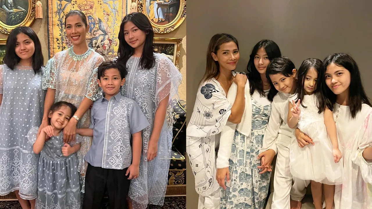 Diam-Diam Cerai, Ini 7 Potret Kehidupan Baru Nadia Mulya Bareng 4 Anak - Salfok Buah Hatinya Good Looking Semua