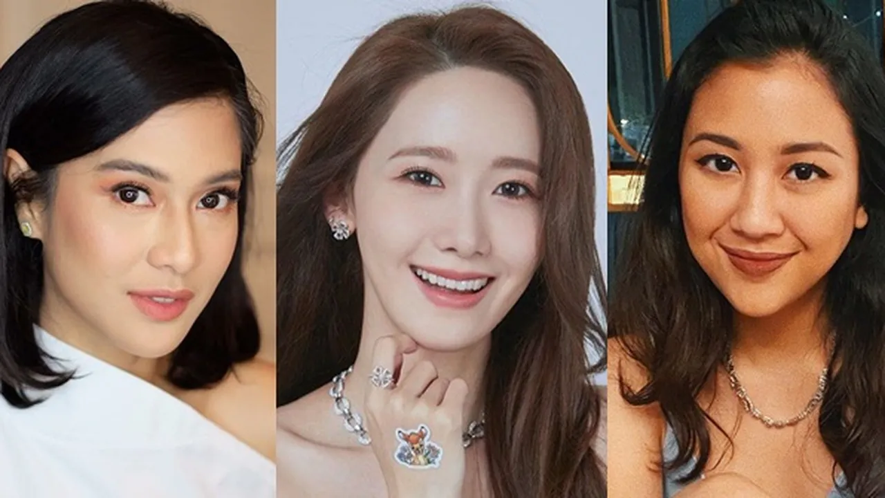 Dian Sastro dan Yoona SNSD Foto Bareng, Sherina Ikut Heboh