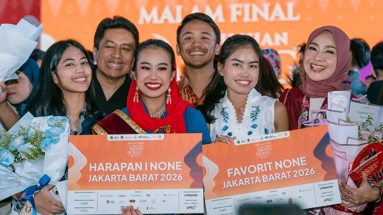 Diarra Rachbini Bersinar di Abang None Jakbar 2026, Alya Rohali Haru