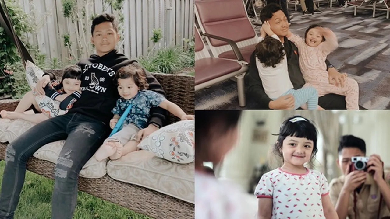 Dikenal Pendiam dan Kalem, Ini 7 Potret Azriel Hermansyah Saat Asuh Adik - Penuh Kasih