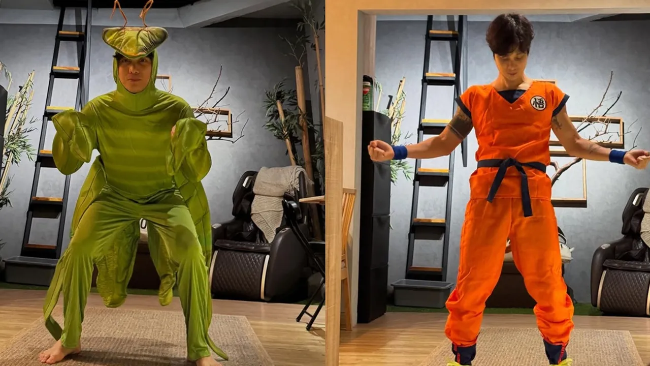 Dikta Beraksi dengan Cosplay Goku hingga Belalang, Netizen Terhibur