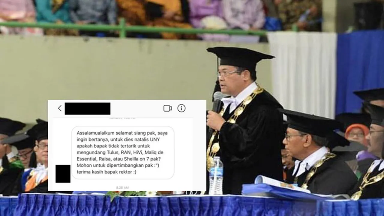 Diminta Datangkan Artis Top di Ulang Tahun Kampus, Jawaban Rektor Ini Bikin Ngakak